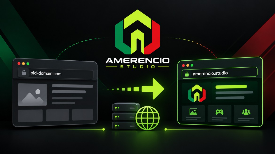 Amerencio Studio verhuist naar eigen domein: amerenciostudio.nl