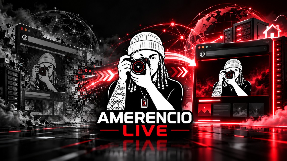 Amerencio Live verhuist naar een eigen domein: amerenciolive.nl